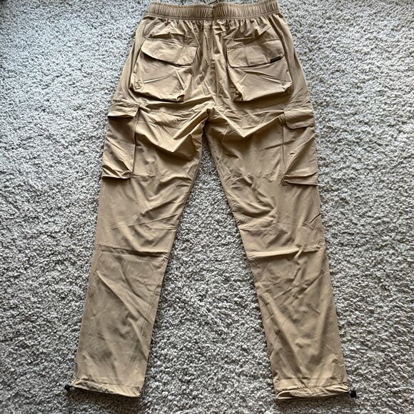 Men's YoungLA, 218 Travel Cargo Joggers, Light and Versatile, L, NWT, Tan - Picture 2 of 9